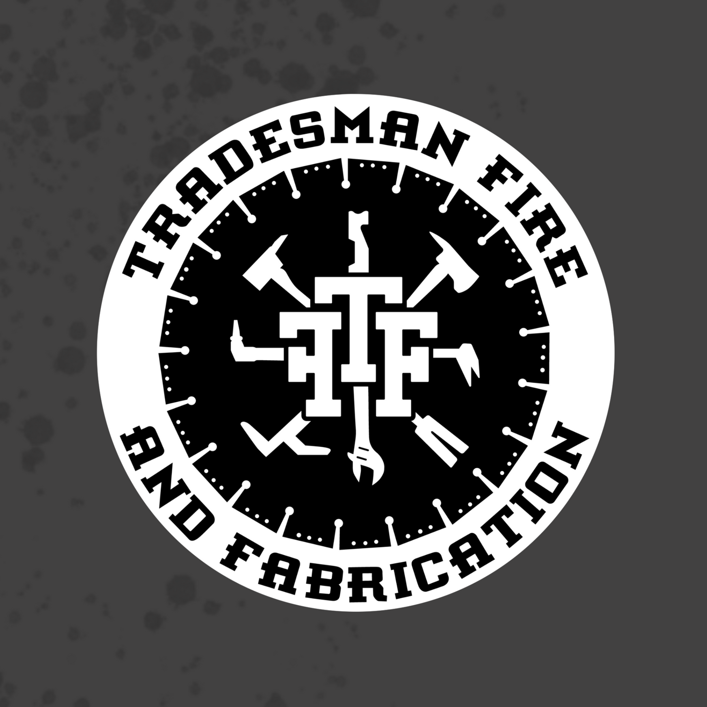 Tradesman Fire - Sticker